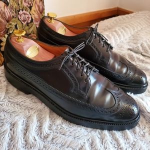 Vintage Florsheim Imperial 92612 Black Shell Cordovan